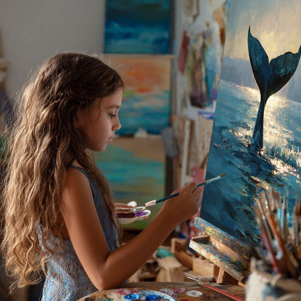 Whale 🐋 Workshop 29th Sept MONDAY 7-14yo ( full day- part 2)🔵