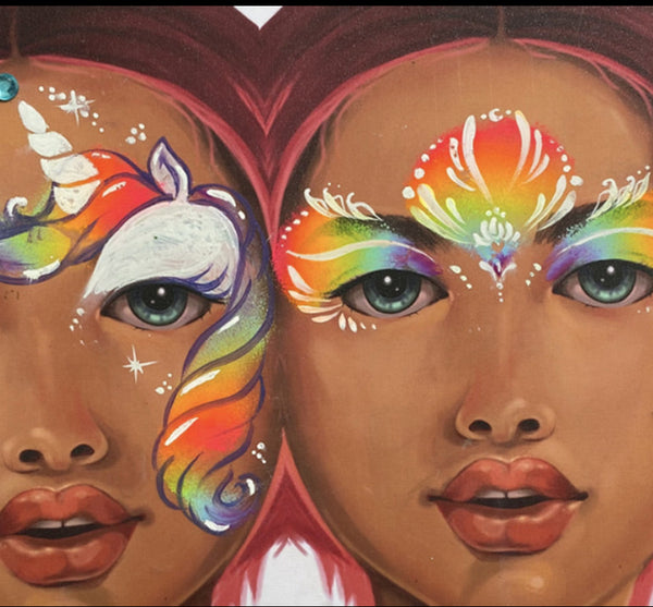 "Facepaint Academy - Glow up"🎨 28 Jan Wed 1-3pm