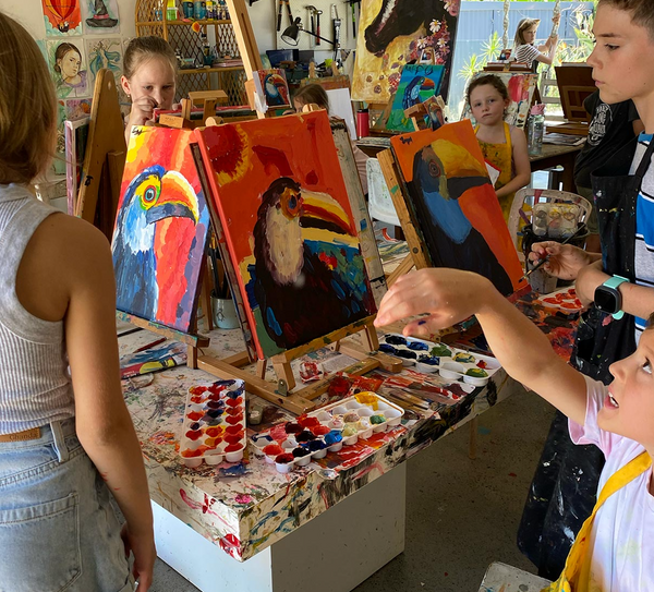 Little Bird 🐦 | Wed 8 Apr | 1–3pm | Acrylic on canvas 🎨