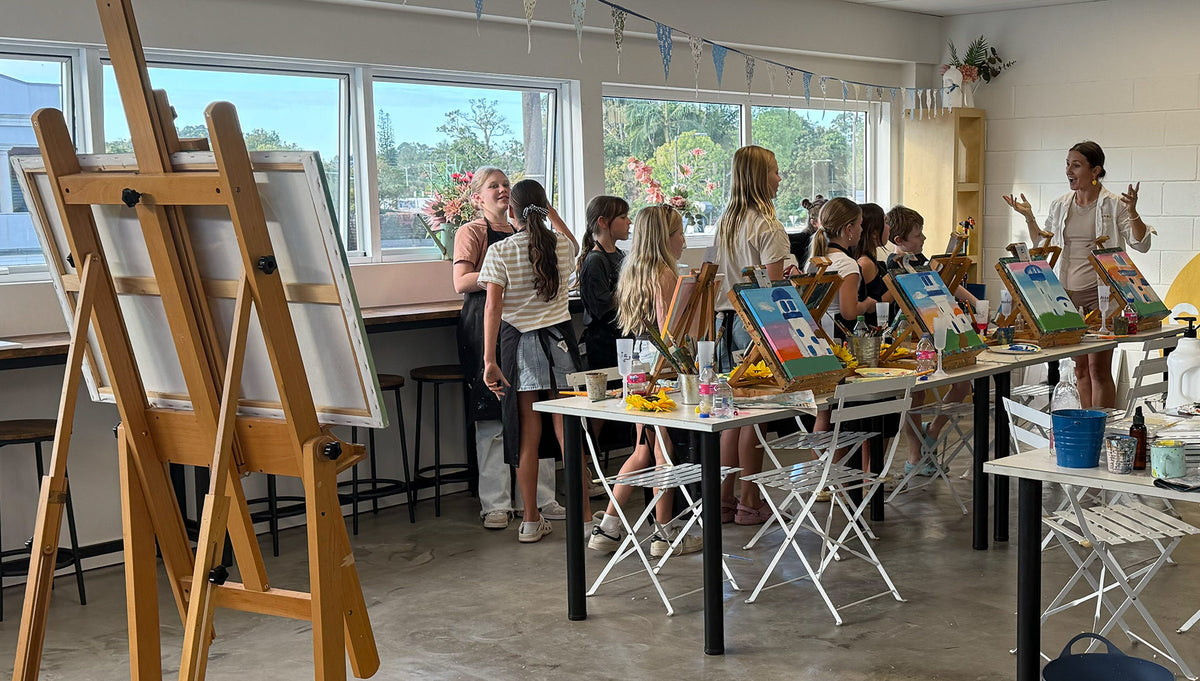 Create Art Studio face painting setup