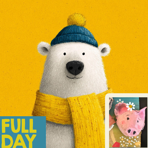 "CREATE Day"🎨 5 Jan Monday 10am-2pm "Polar Bear"+ craft Piggy🎄