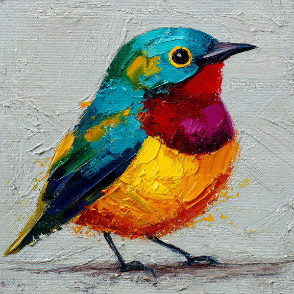 Little Bird 🐦 | Wed 8 Apr | 1–3pm | Acrylic on canvas 🎨